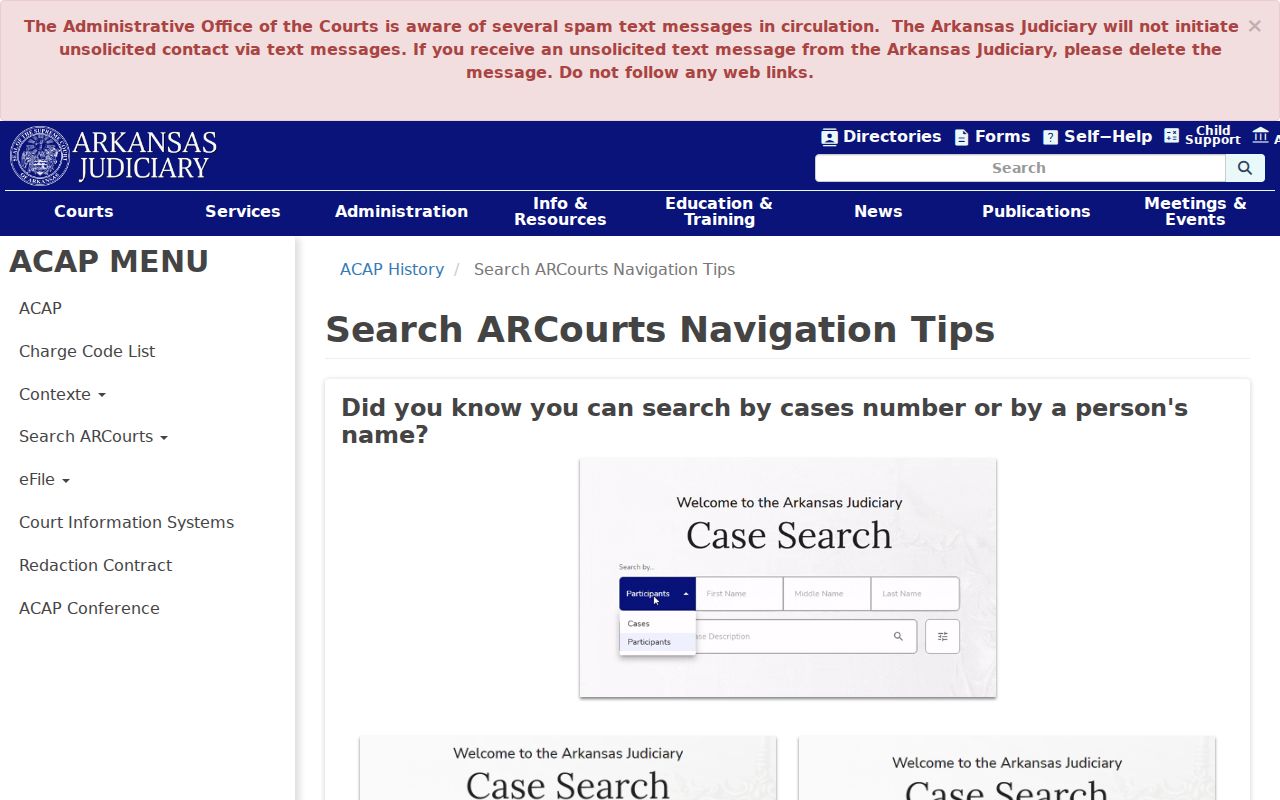 Logan County docket search navigation tips