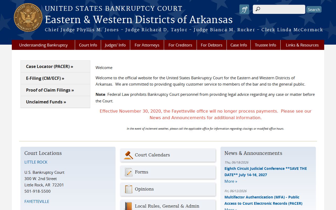 Scranton court records Western District bankruptcy court